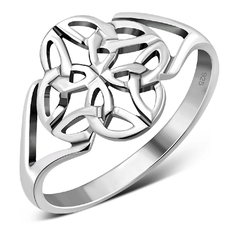 Sterling Silver Celtic Trinity Knot Ring