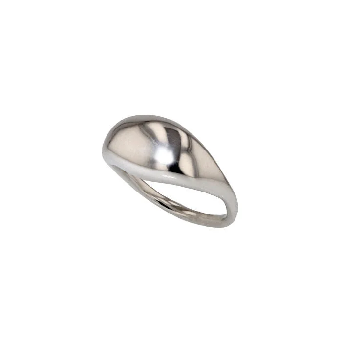 Puka Silver Ring