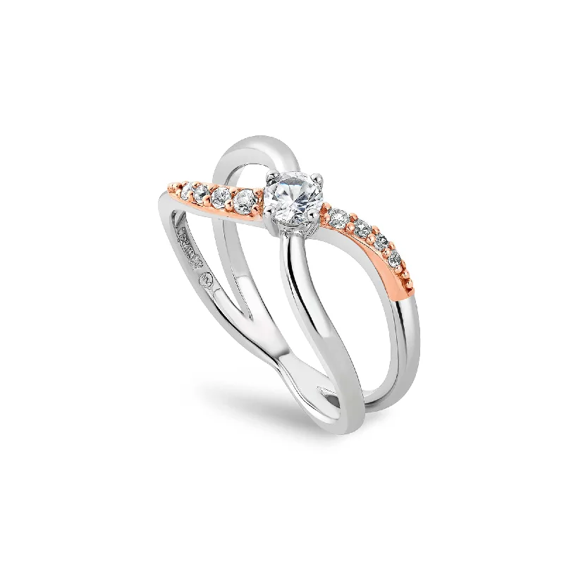 Clogau® Kiss Silver Ring