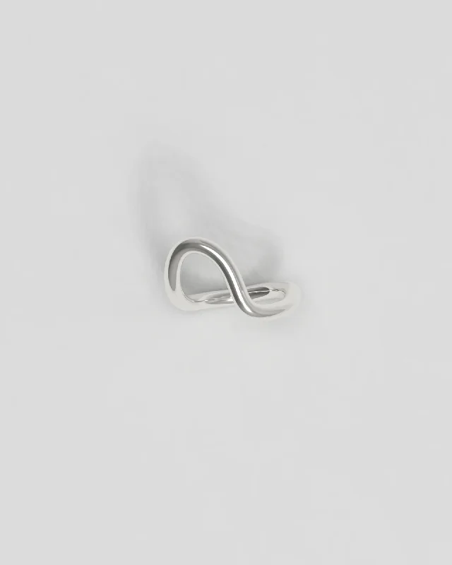 Thorn Band II Silver Ring