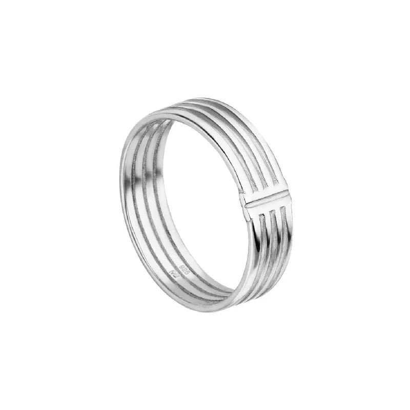 Essential Lines Silver Ring