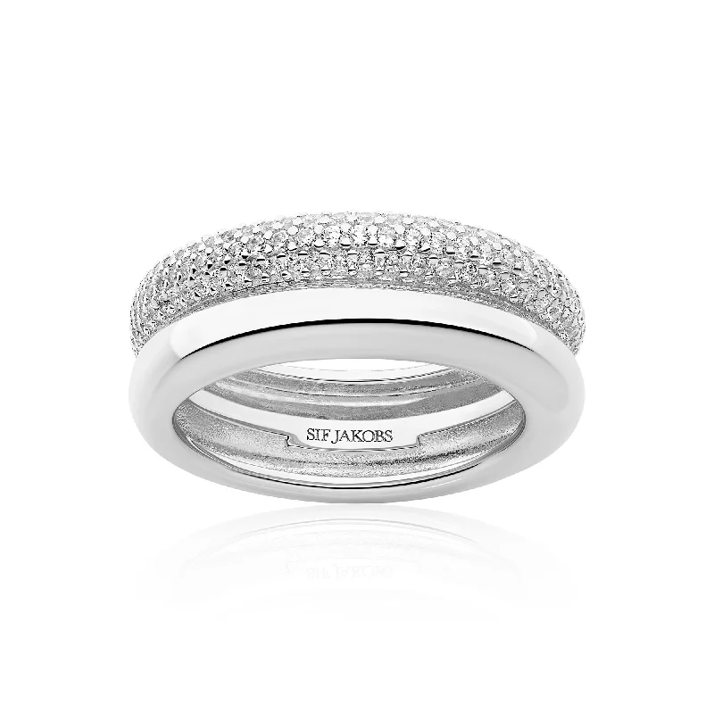 Carrara Silver Ring w. Zirconia