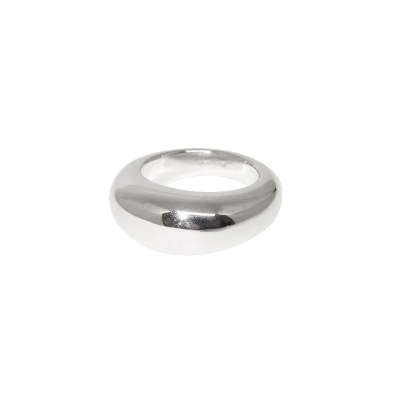 Moonlit Orbit Silver Ring