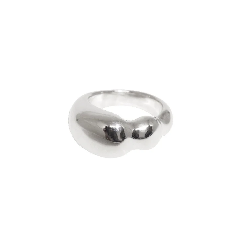 Moonlit Stellar Silver Ring