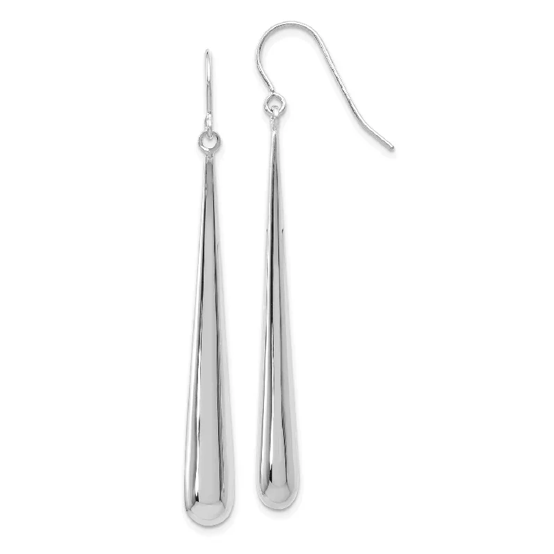 14KT White Gold 53X6MM Drop & Dangle Earrings