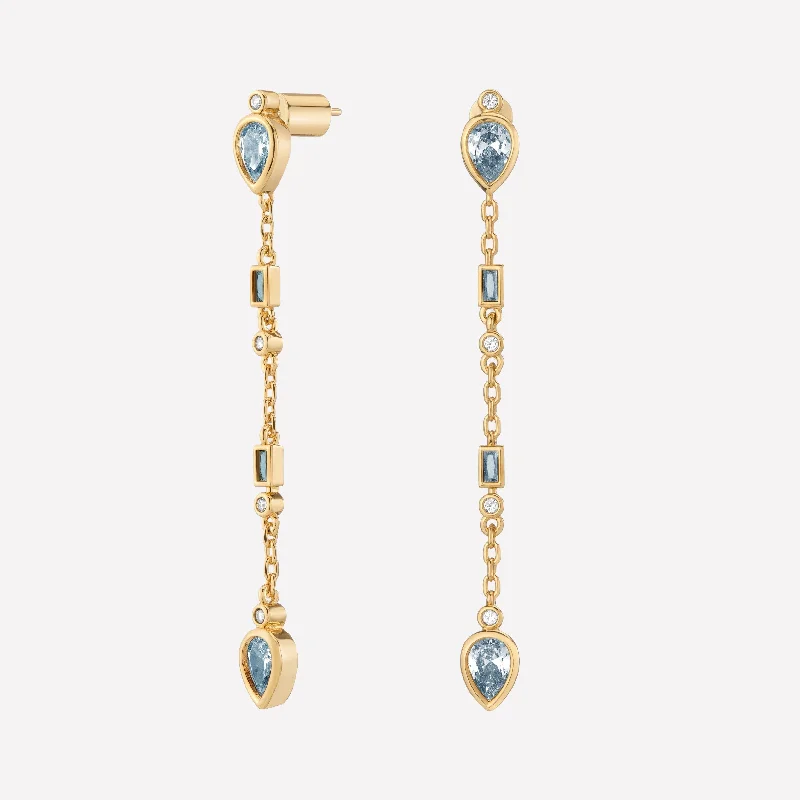 Amandine Crystal Dangle Earrings