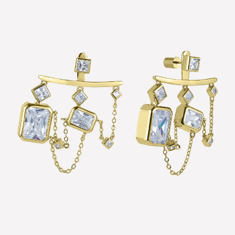 Celeste Ear Jacket Earrings