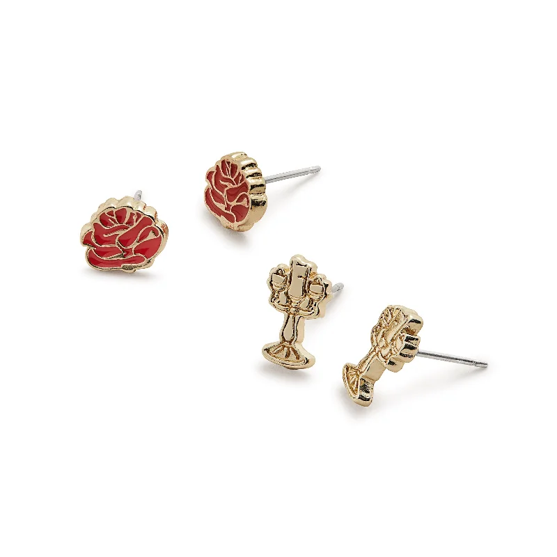 Disney® Belle Earring Set