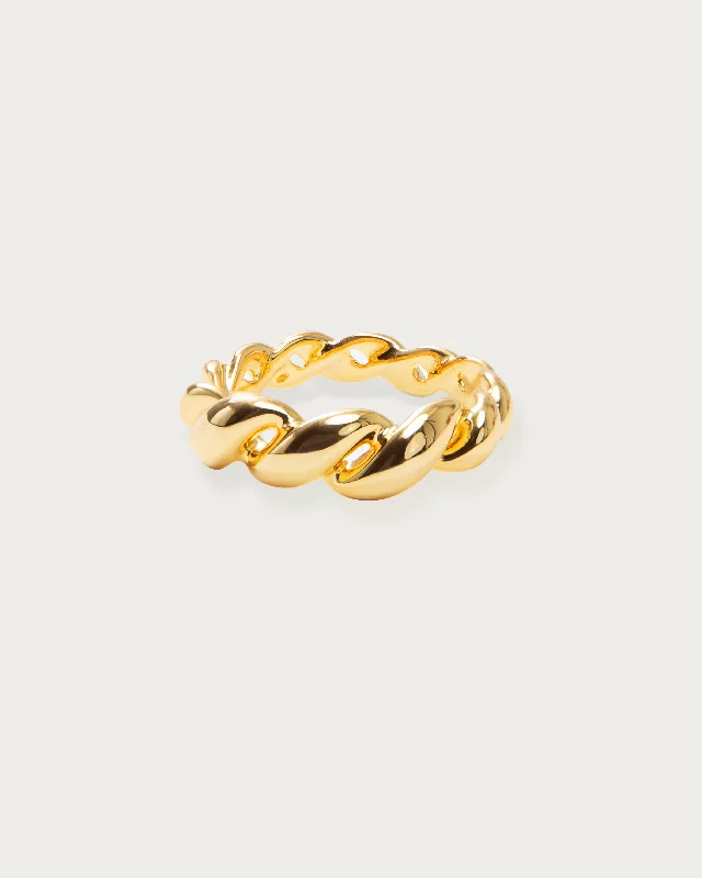 Gold Twisted Ring