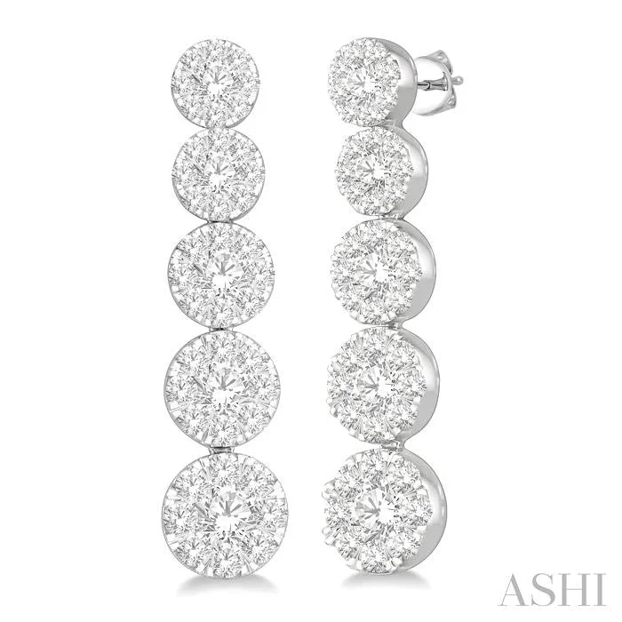 LOVEBRIGHT ESSENTIAL JOURNEY DIAMOND LONG EARRINGS