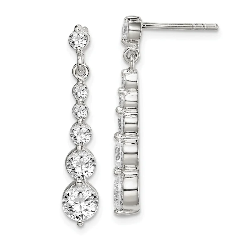 Sterling Silver Cubic Zirconia Earrings