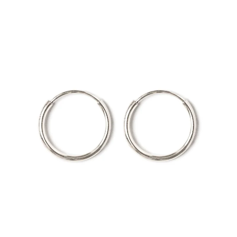 Thin Huggie Hoops