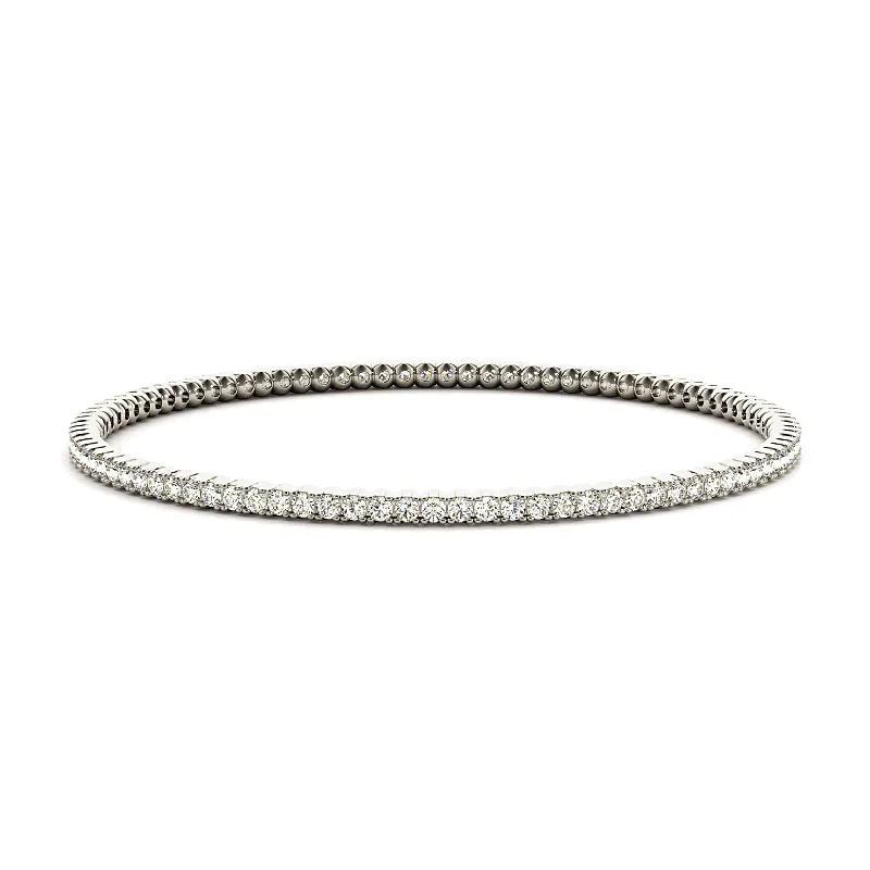 2.75 ctw Round Diamond Eternity Bangle Bracelet