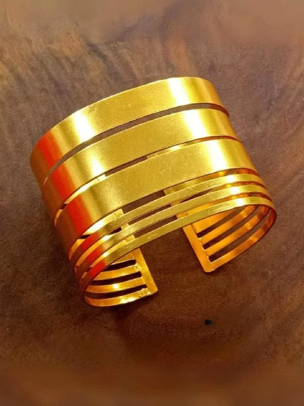 Hollow Out Wide Cuff Bangle