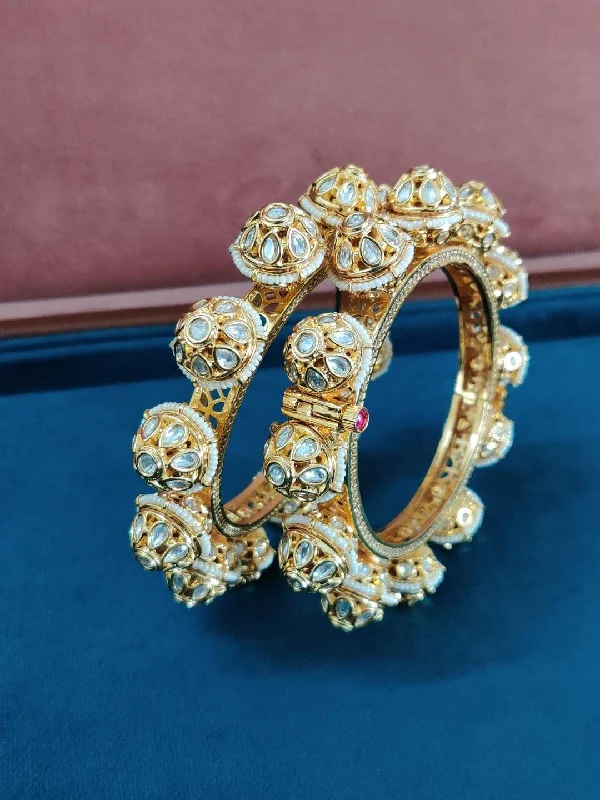 Kundan Polki Meenakari Bangle