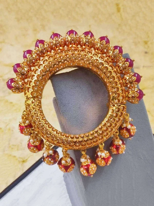 Meenakari Bangle Magenta