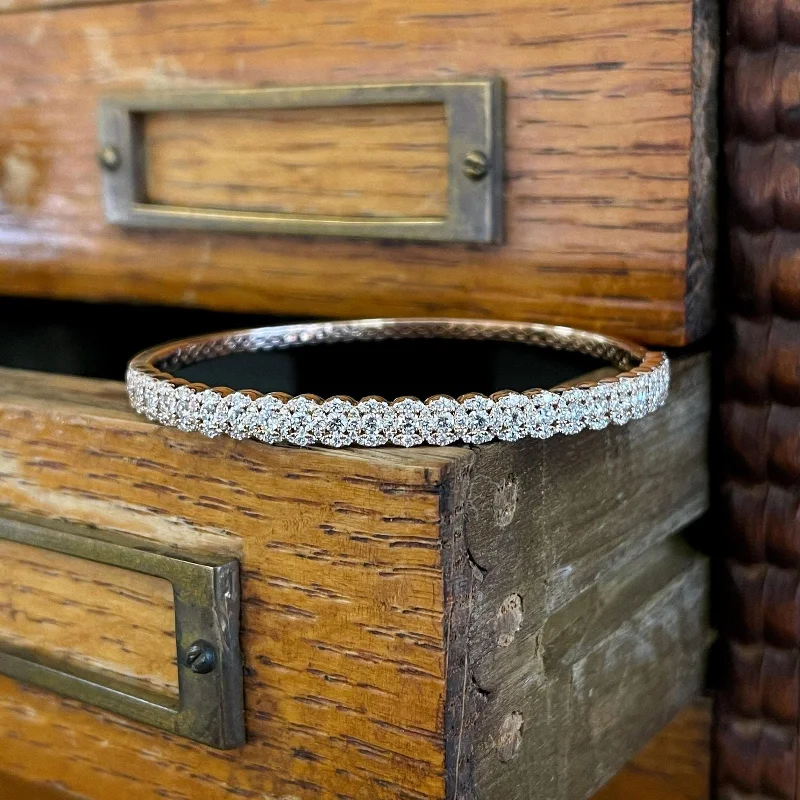 Diamond Circle Bangle