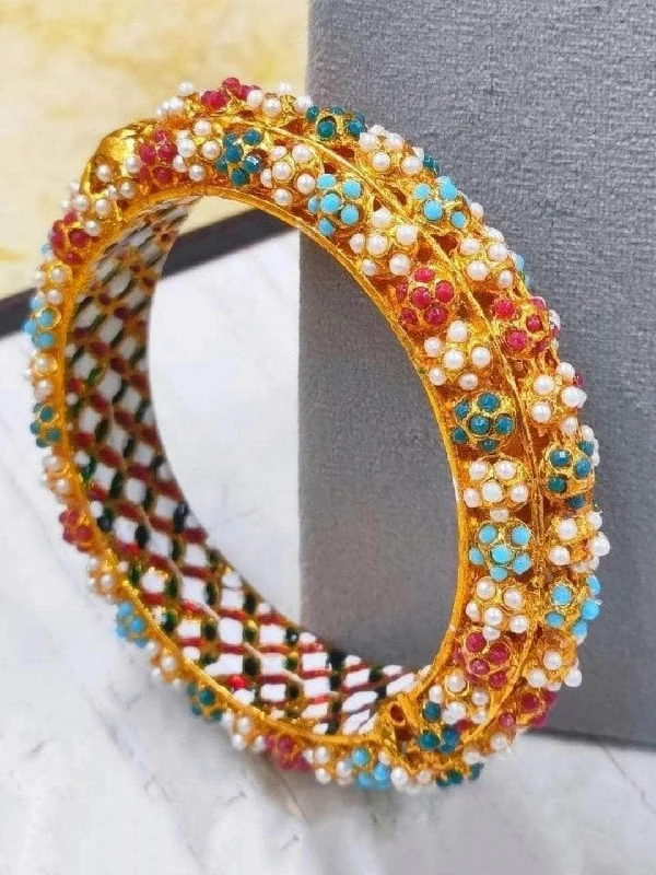 Royal Look Multi Color Meenakari Jadau Bangles