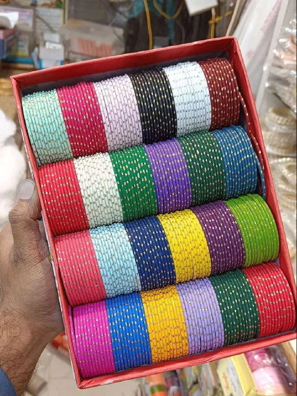 Set Of Multicolored Dotted Bangles