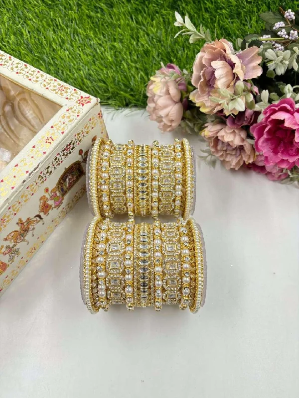 Traditional Bridal Jewellery Gold Plated Chooda Bangles