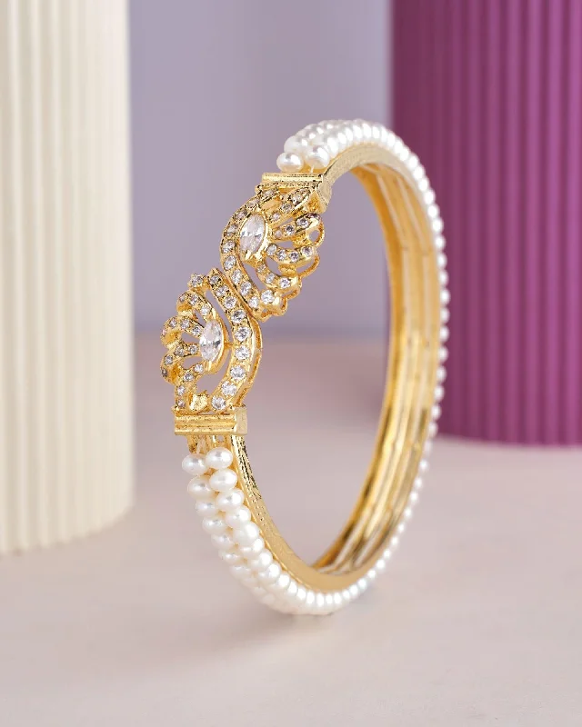 Traditional White Pearl Bangle