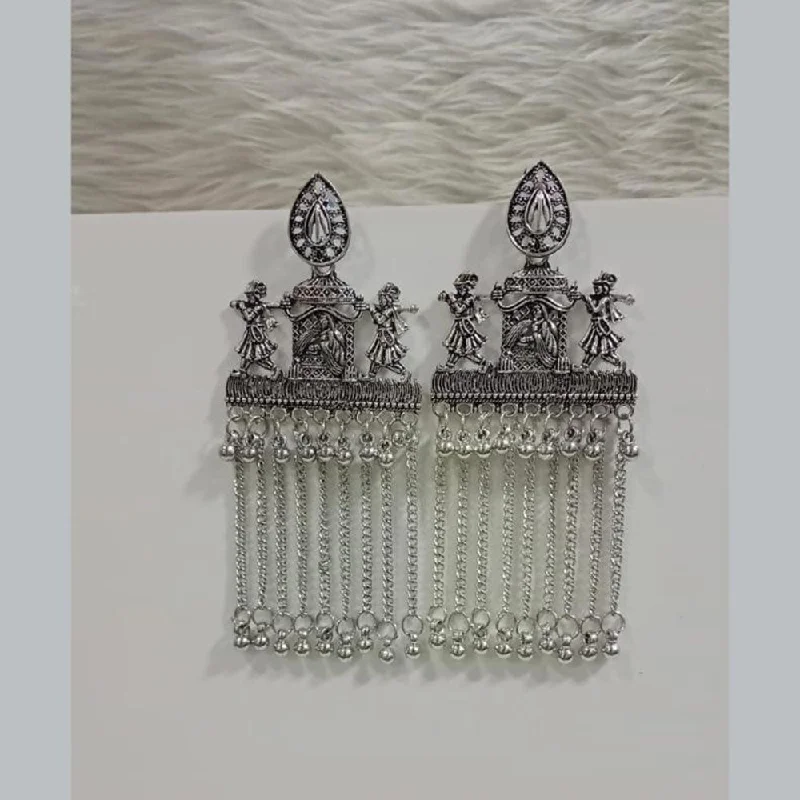 Pooja Bangles Oxidised Plated Doli barat Dangler Earrings