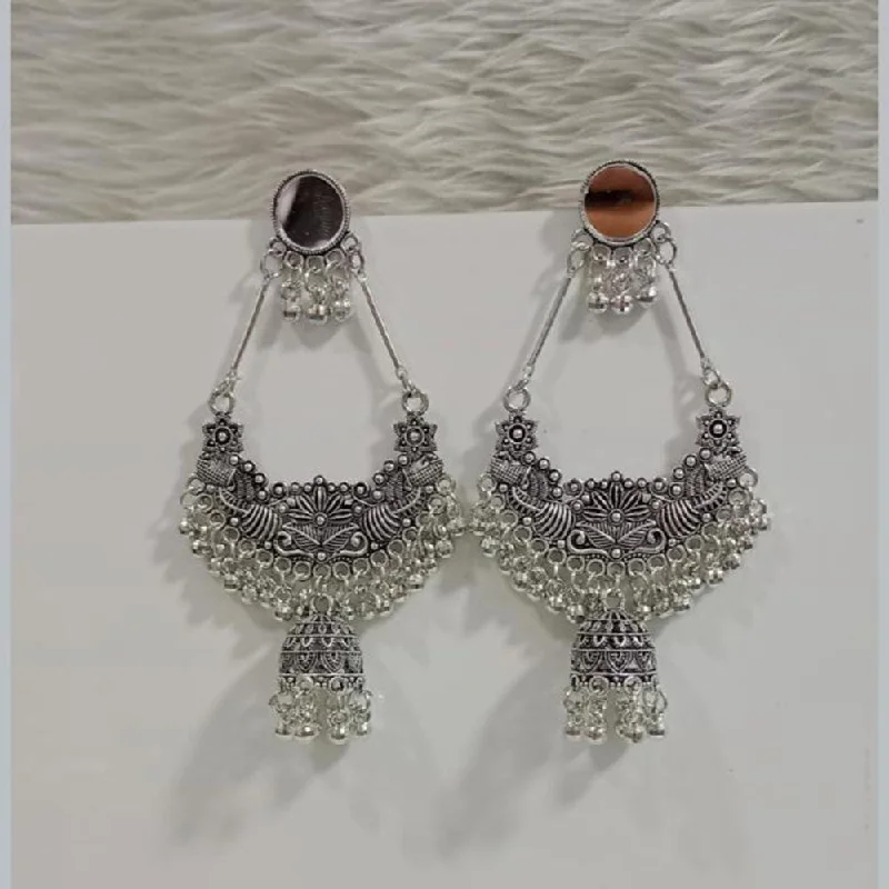 Pooja Bangles Oxidised Plated Earrings